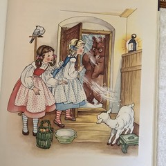FIABE DI GRIMM Illus Klapschy Astro libri Topo Biblo 1979 12X9.5“ Beautiful