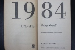 1984 George Orwell 1961 Signet Classic Paperback Dystopian Novel New American PB
