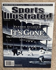 SPORTS ILLUSTRATED MAGAZINE 2008 NEW YORK YANKEES STADIUM-IT’S GONE-NO LABEL