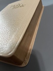 Holy Bible Study Edition The National Bible Press King James Creme Leather READ
