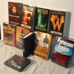 Lot of 8 James Patterson Mixed Books PB & HC + 2 Bonus CD AUDIOBOOKS!