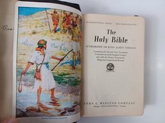 Holy Bible KJV International Series Self Pronouncing John C. Winston 1940’s