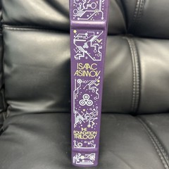 THE FOUNDATION TRILOGY Isaac Asimov -Bonded Leather Gilded