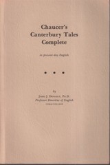 Chaucer’s Canterbury Tales Complete By Chaucer, Geoffrey. Donohue, James J.