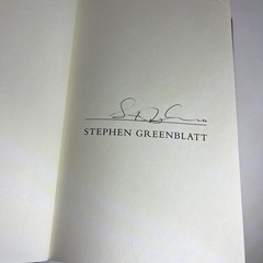 Stephen Greenblatt SIGNED Rise and Fall of Adam and Eve 1st print LN HC FREE SH
