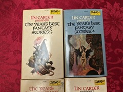 Lot The Year’s Best Fantasy Stories by Lin Carter #3 #4 #6 #7 DAW First Editions