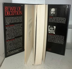 By Way of Deception 1990 HC DJ First Canadian Edition Stoddart Mossad Spy Book
