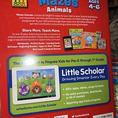 Mazes: Animals: Ages 4-6 (Activity Zone) by Jennifer Neumann Brand New 2004