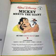 Walt Disney, Fun-To-Read Vol 1-19 Vintage HC, Kids Books.