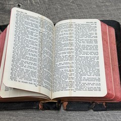 Holy Bible KJV With Helps Pronouncing Nelson 1930’s Black Face Type Color Maps