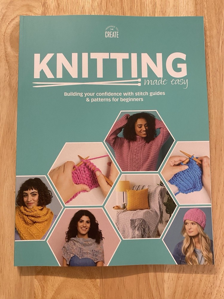 Create Knitting Made Easy Book Zine How To Patterns 124 Art Craft US SELLER