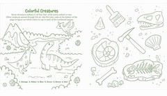 New! Dino-Roar! Coloring & Activity Book with 6 Markers, Pouch, & Stickers
