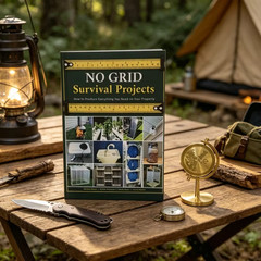 NO GRID Survival Projects by Michael Major | Off-Grid Homesteading Guide PB