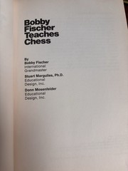 Bobby Fischer Teaches Chess VTG Hardcover Book