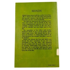 Mindy Vintage Paperback Dorothy Hamilton 1970s Divorce Growing Up Teen Girls