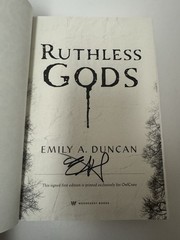 Something Dark & Holy Trilogy by Emily Duncan 1st Ed & ALL 3 Signed Hardcover