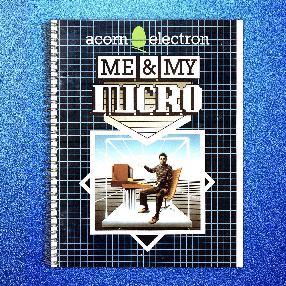 ACORN ELECTRON Me My Micro Manual 1984 – STEEL WIRE BOUND – PROTECTIVE COVERS