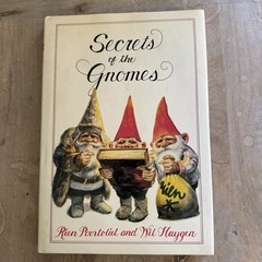 1st/1st Ed Secrets of the Gnomes Wil Huygen & Rien Poortvliet 1982 HCDJ Book
