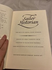Sailor Historian : Best of Samuel Eliot Morison – Emily M. Beck (1977, HC, DJ)