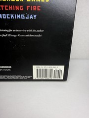 The Hunger Games Trilogy MP3 CDs Boxed Set & Stickers Suzanne Collins Audiobook