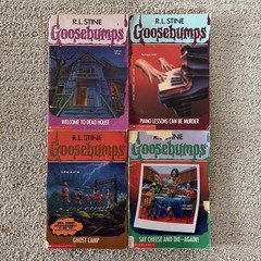 VTG Goosebumps Lot of 4: Dead House #1, Piano Lessons, Ghost Camp, Say Cheese