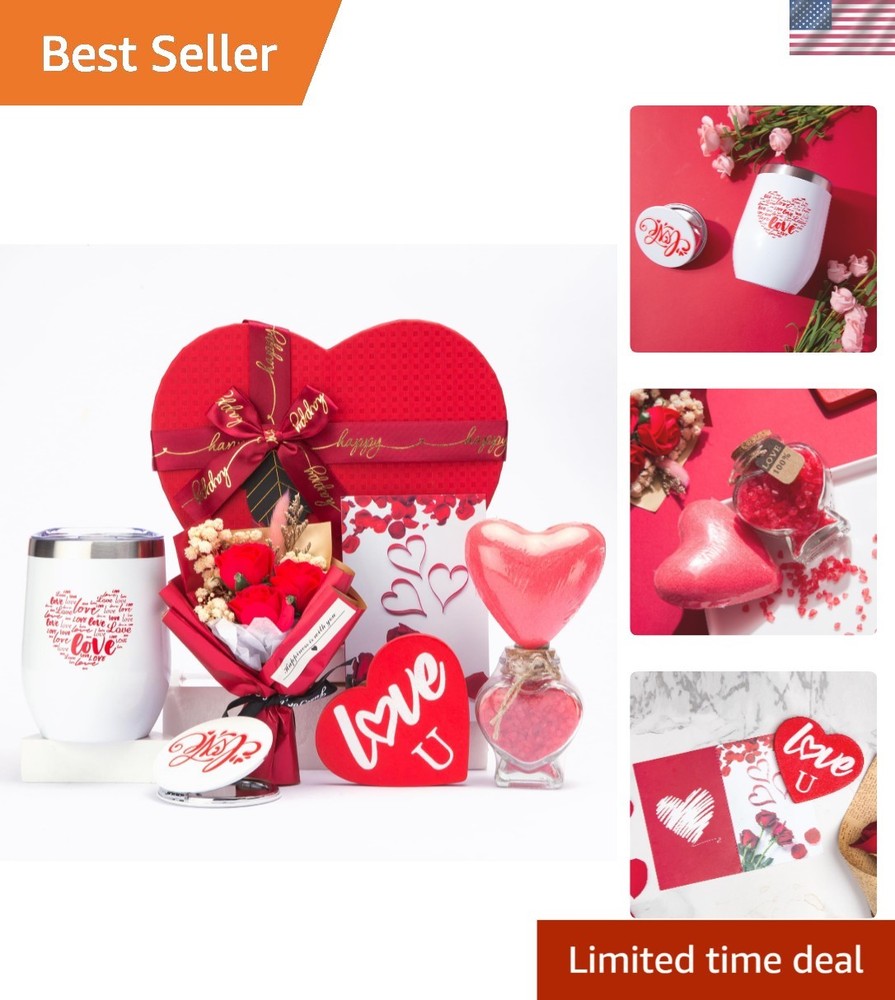 Unique 12 oz Stainless Steel Tumbler & Love Basket Gift for Special Occasions