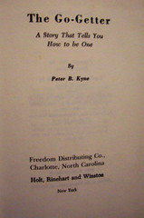Peter B Kyne The Go-Getter Story That Tells You How To Be One Hardcover 62 Pages