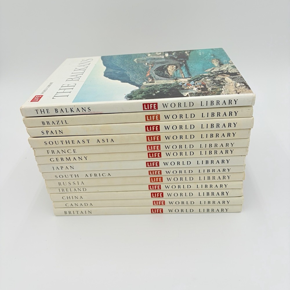 LIFE WORLD LIBRARY Travel Books Lot of 13 Hardcover Illustrated Country Books
