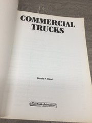 Commercial Trucks Donald F. Wood 1993 Motorbooks International