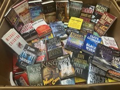 10 Pound Book Lot: Choose Your Genre-Fiction Nonfiction Kids Self-Help History