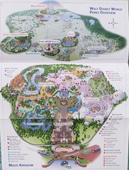 Disney World Zagat Insiders Guide 2007 Trade Paperback 175 Pages & Rare Maps