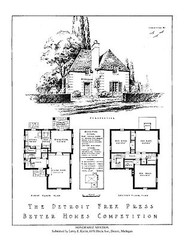 House Design Competitions – Book 11 Drawings – Detroit Free Press -1928