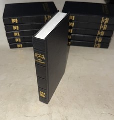 New Testament Hebrew & English Society Hebrew Scriptures Black Hardback Book NEW
