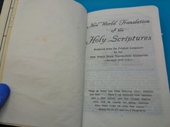 New World Translation Bible 1970 Revised Watchtower Pocket Black Leather Maps