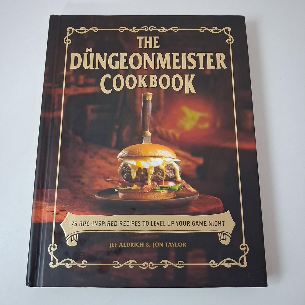 THE DÜNGEONMEISTER COOKBOOK Jef Aldrich Jon Taylor Adams Media Brown HC 2022 USA