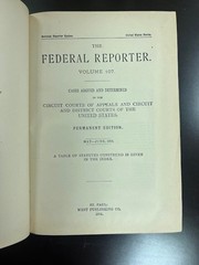 Lot of 5 Federal Reporter Antique Law Books 1900s Vols 103 107 121 122 123