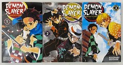 3 Books – Koyoharu Gotouge DEMON SLAYER (Kimetsu No Yaiba) 1 2 3 2018, Very Good