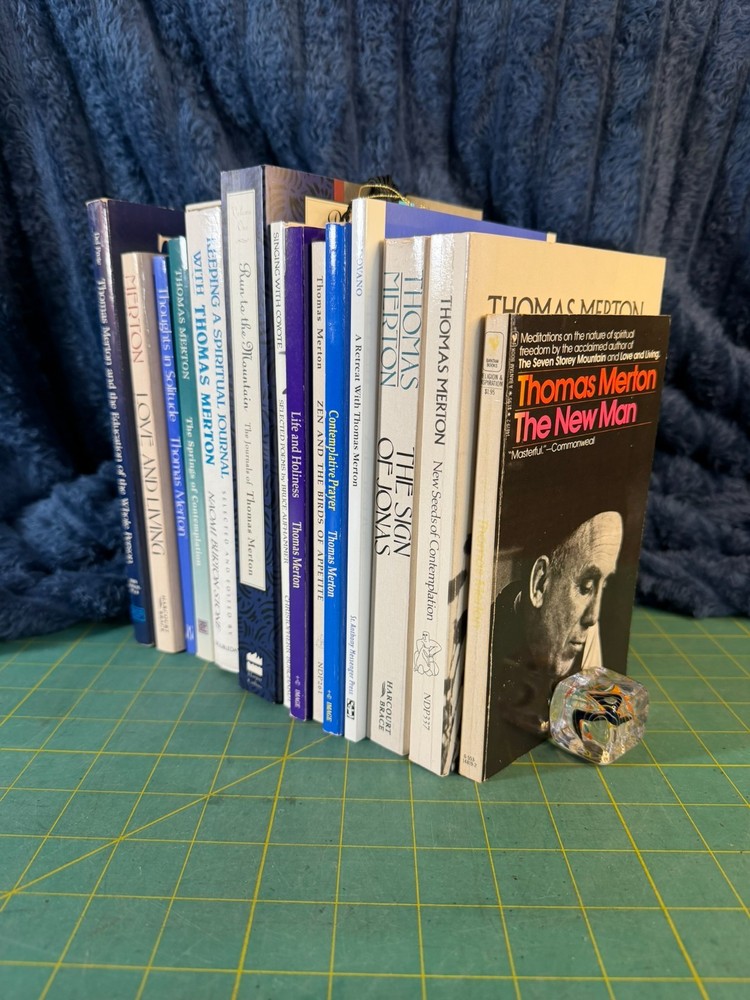Books by and about Thomas Merton Lot of 16 Vintage Monk Monastic Zen Catholic