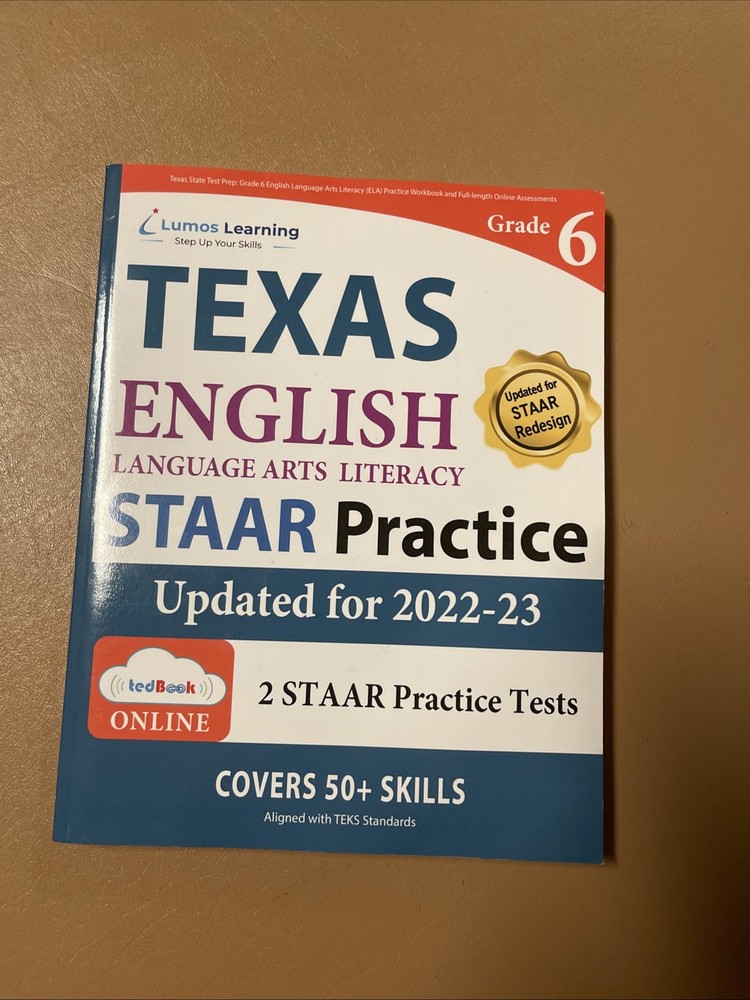 Grade 6 English Language Arts Literacy (ELA) Practice Workbook and Full-leng…