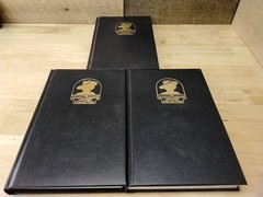 Lot Of 3 Agatha Christie Bantam Black Leatherette