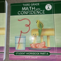 Third Grade Math with Confidence Instructor Guide, Student Workbook Part A & B