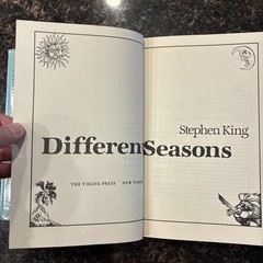Different Seasons 1982 Stephen King Hard Cover Book Viking Press