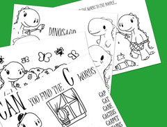 DIGITAL- 2025 Merrick ABC Children’s Dinosaur ACTIVITY BOOK *PRINT REQ’D* 14pgs