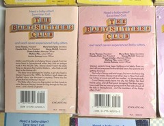 Vintage Babysitter Club Paperback Books Lot Of 13 Ann Martin Apple Fiction