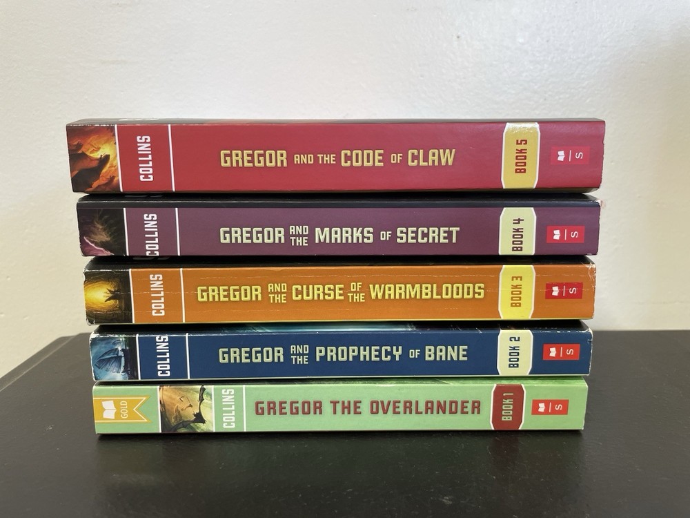 Gregor the Underland Chronicles 5 Book Set Suzanne Collins Softcover Fantasy