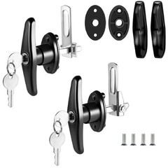 Truck Cap Latch T Handle Lock for Leer Are Matching Set Universal Truck Topper
