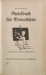 Spielbuch für Erwachsene von Ernst Heimeran, Zeichnungen von Beatrice Braun-Fock