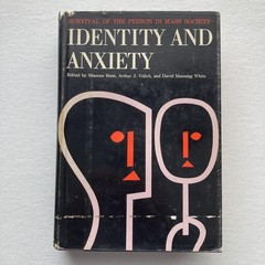 Vintage 1961 Identity And Anxiety Stein Vidich White HC DJ Free Press Sociology