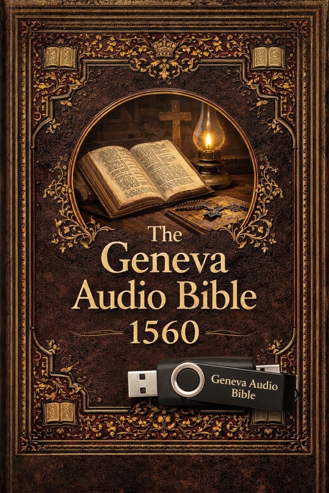 Geneva Bible Audio (1560) Public Domain | USB Flash Drive | CC0