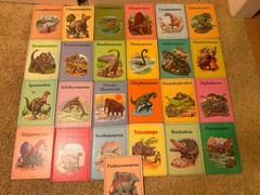 Dinosaur Library Series Lot of 25Vintage 1980s Hardcover Books Rourke VGC READ